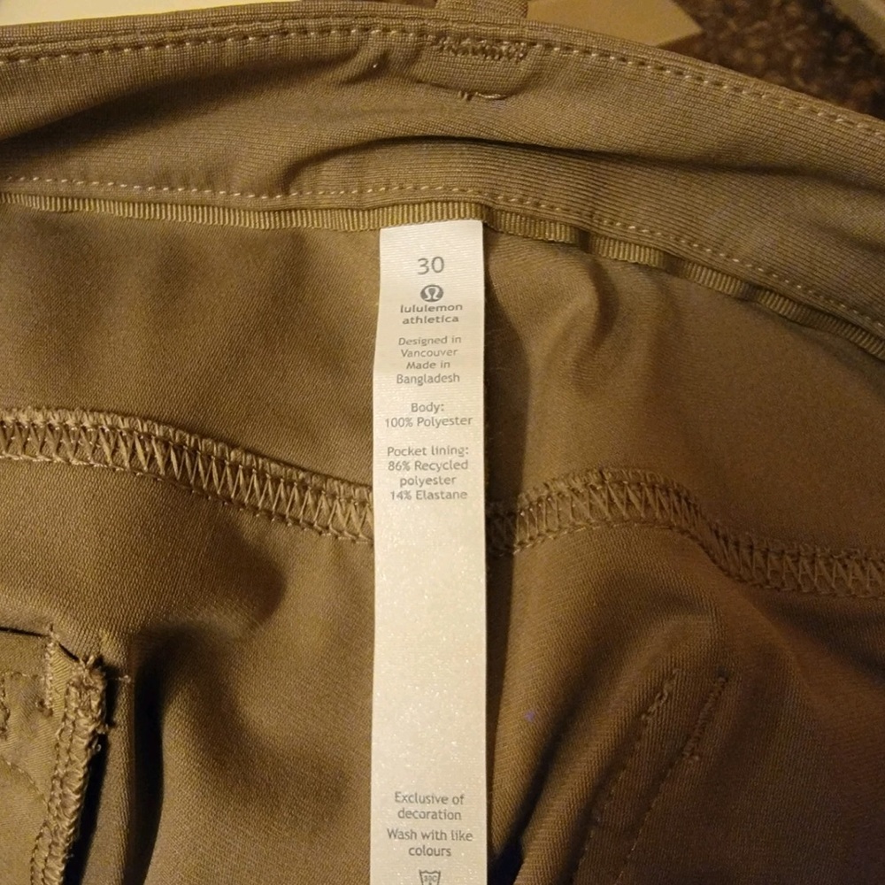 Mens Lululemon ABC Pants